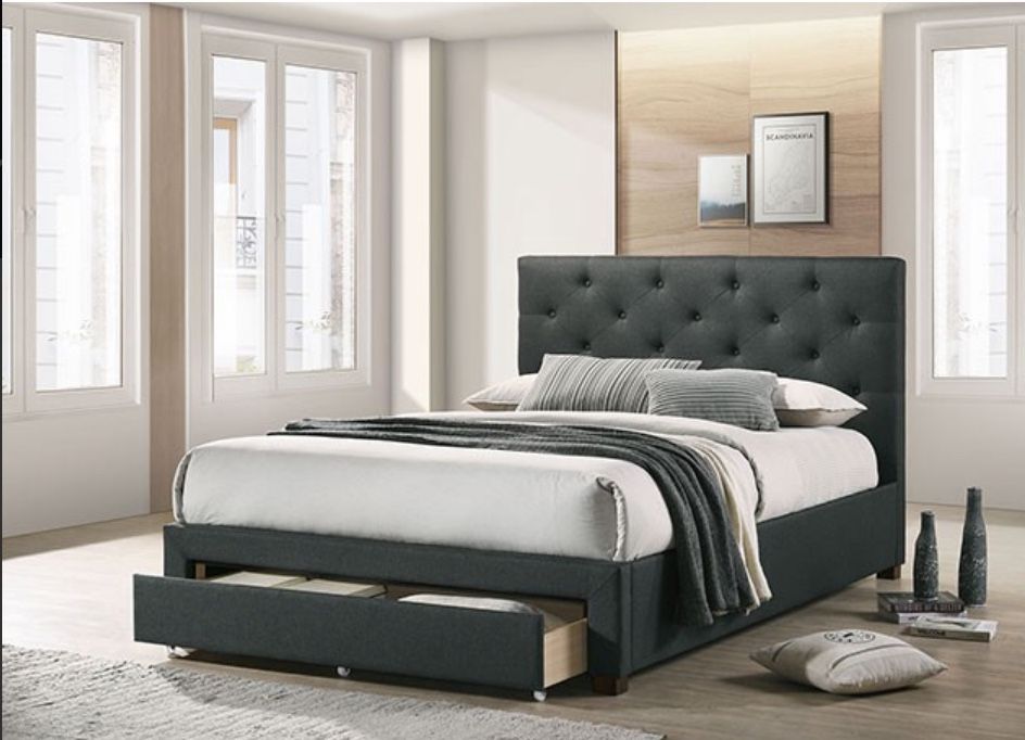 Twin Bed Frame With Trundle And Mattress ( Please Read Description For More Information)