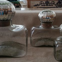 Handmade Blown Glass Decanters