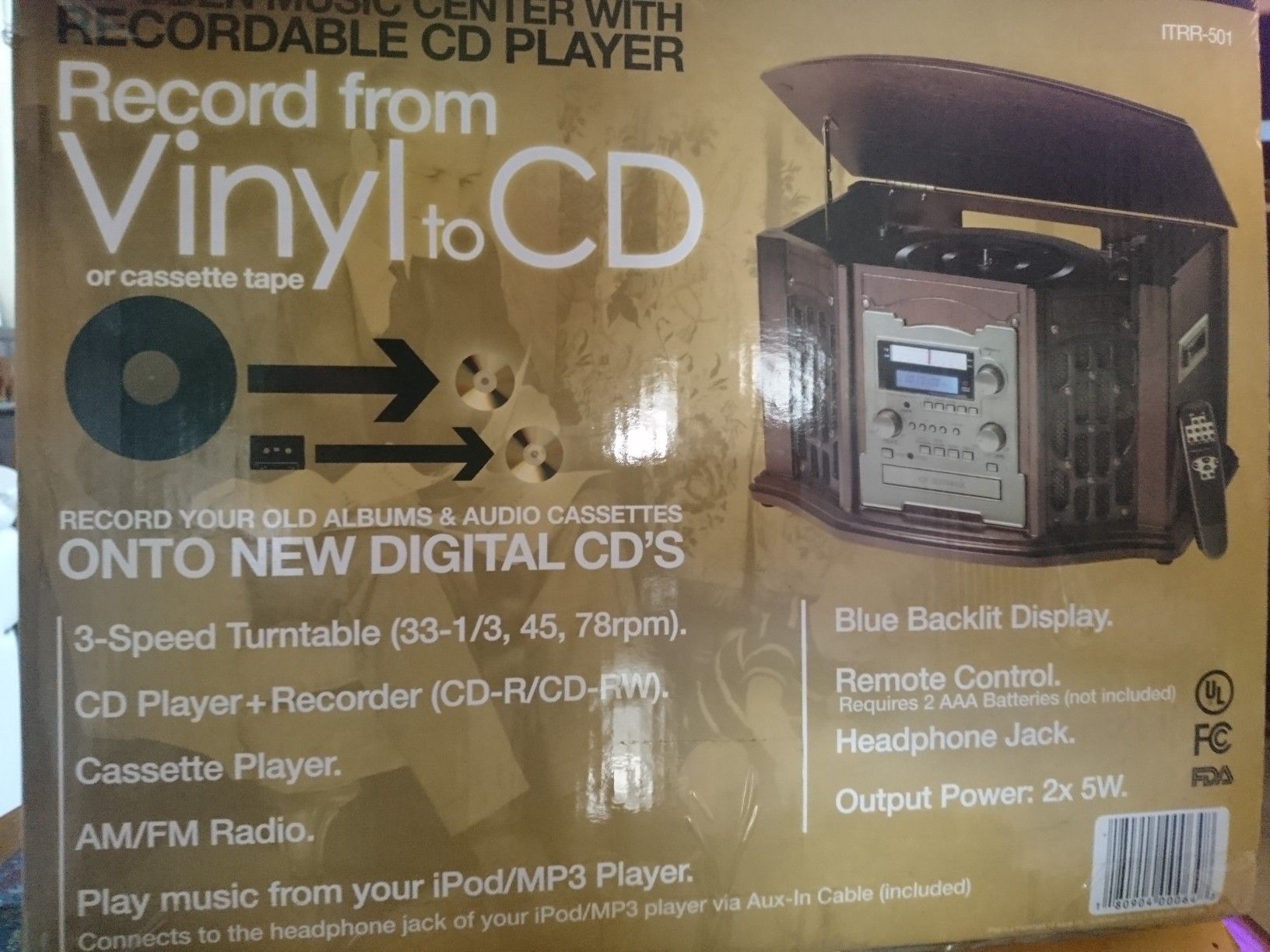 Record your old vinyl records to CD