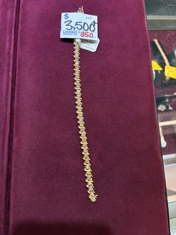 14K Gold Diamond Tennis Bracelet