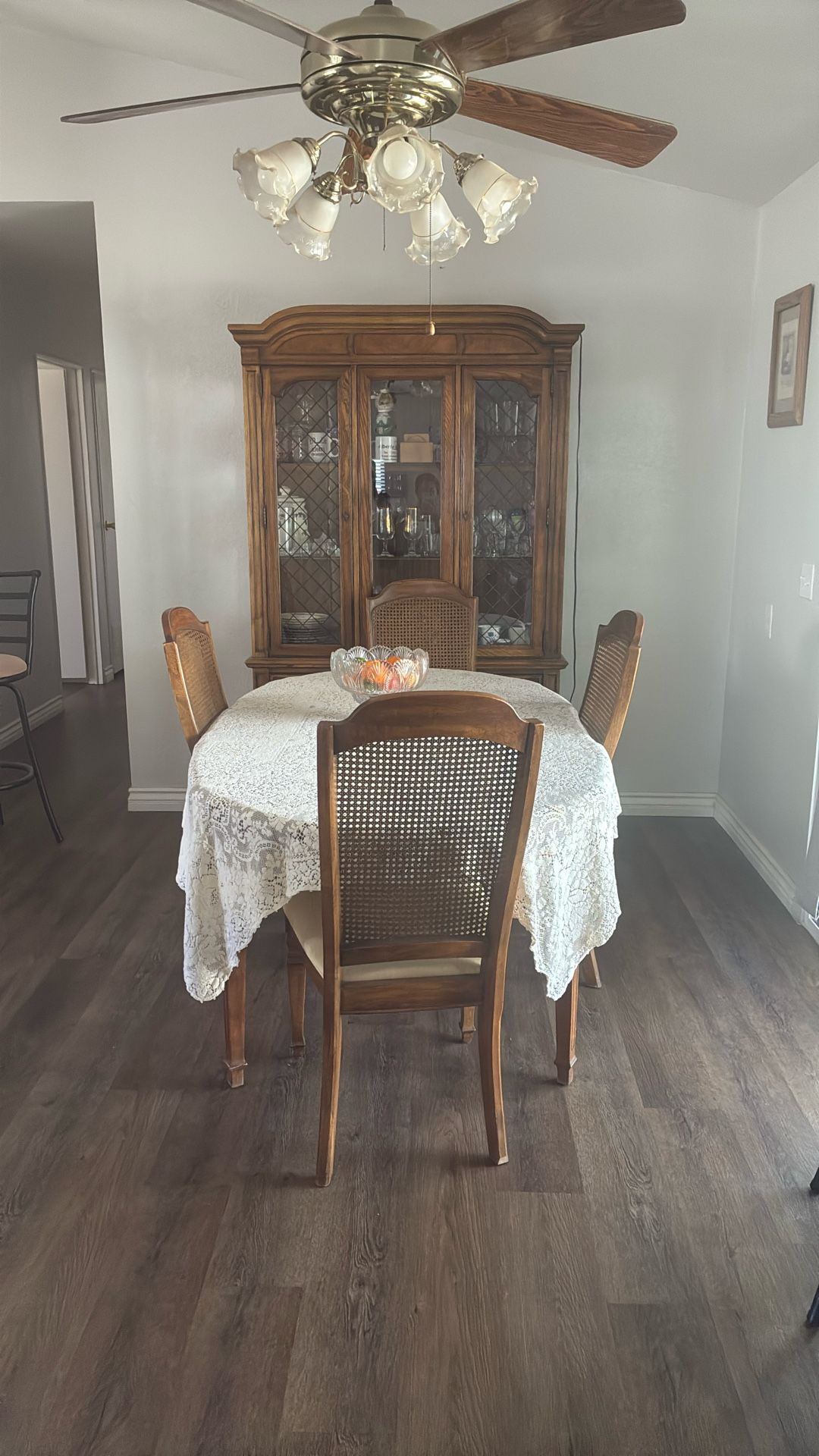 Dining Table And China Cabinet