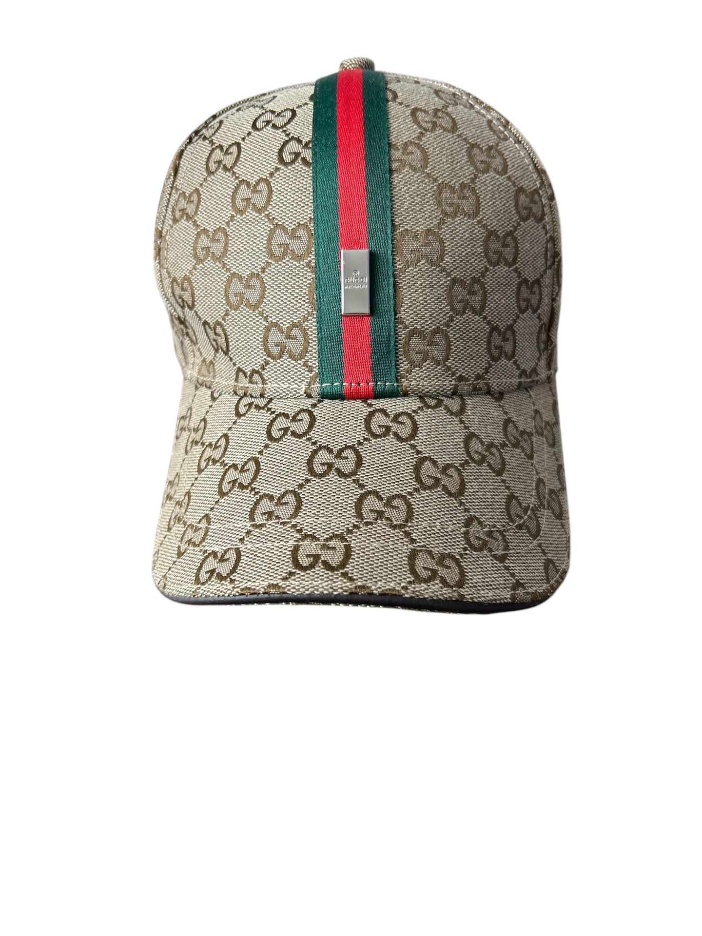 GG Canvas Baseball Cap with Web Stripe Unisex