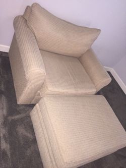 Chair and ottoman