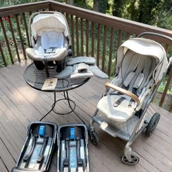 Nuna Mixx Lite LX Travel System With Extras!