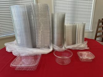 Clear Food Containers (New)