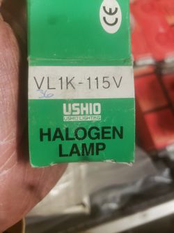 Using Halogen Lamp $25