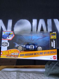 Hot Wheels Pull-Back Speeders 1999 Nissan Skyline GT-R R34