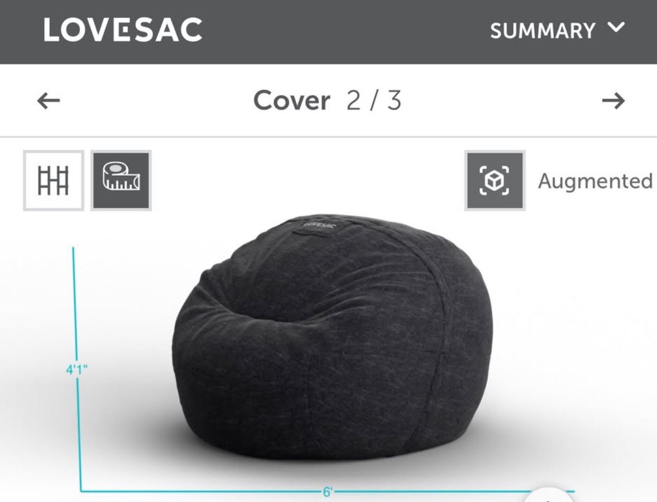 LoveSac The Big One-Excellent Condition-Must Sell