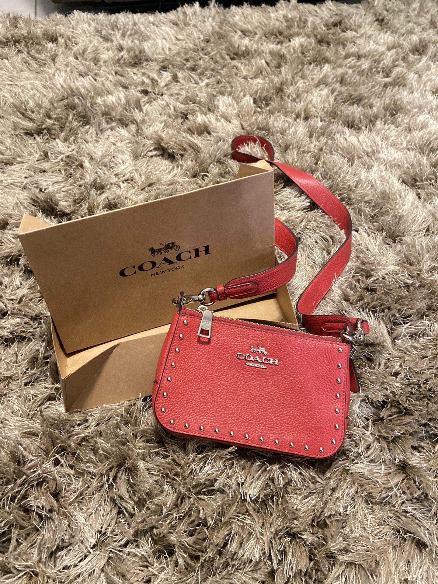 New coach over shoulder purse (used for a wedding)