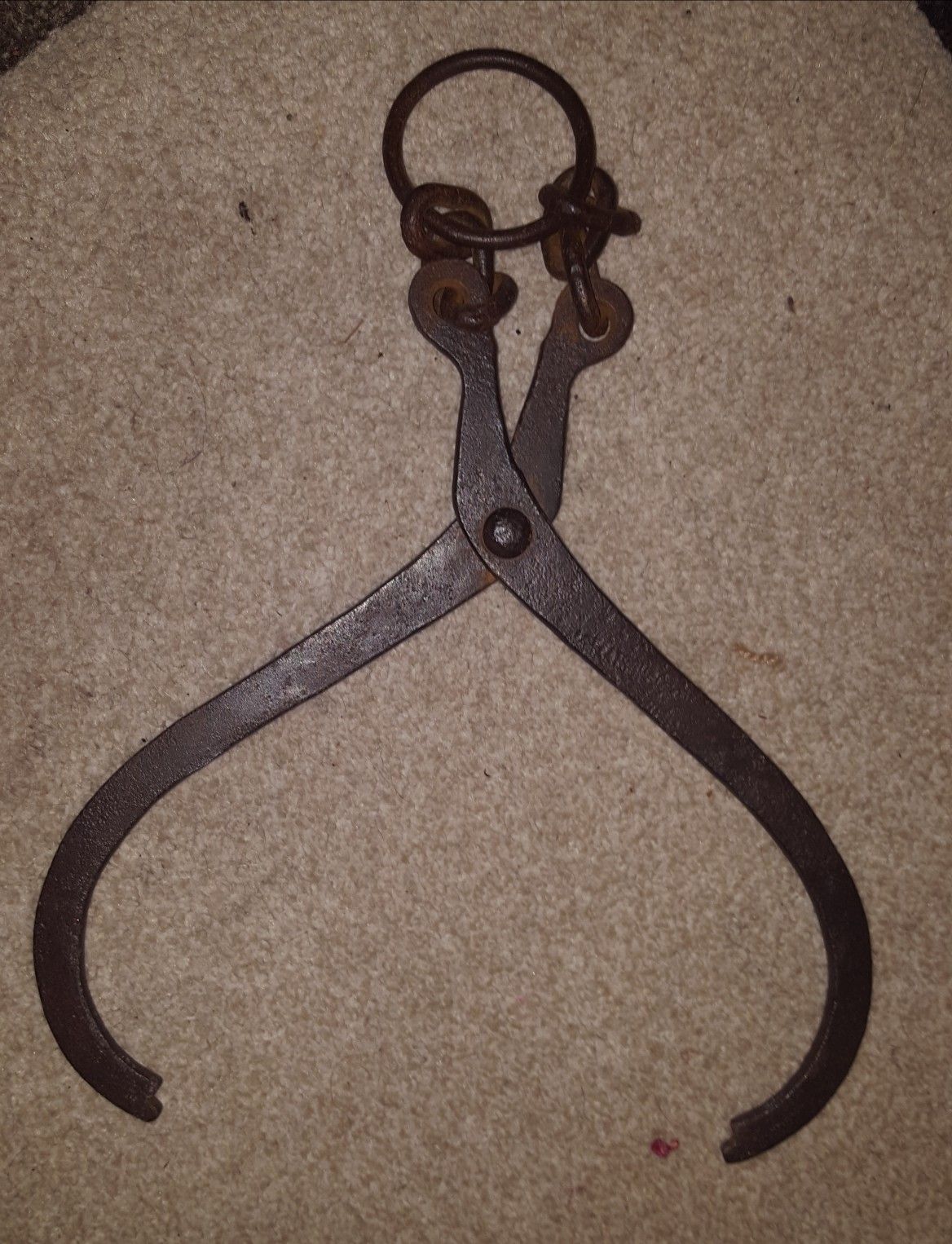 CIVIL WAR CANNON BALL TONGS