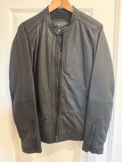 Diesel authentic motor cycle leather jacket  size medium new condition