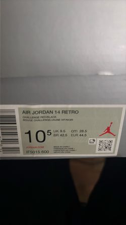 Air Jordan 14 Retro Challenge Red/Black Size 10.5