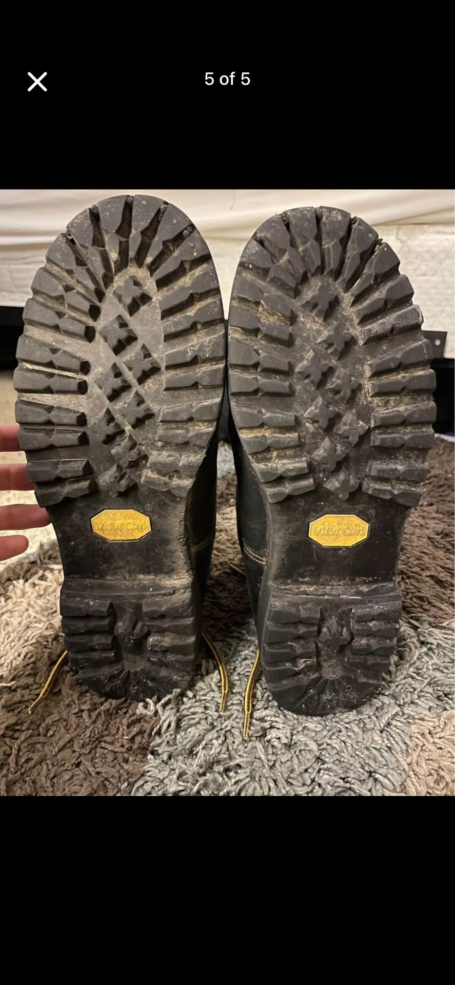 Georgia Boot Mens 8” Heritage. Logger, GTX, 200g, Blk, Size 9 mens