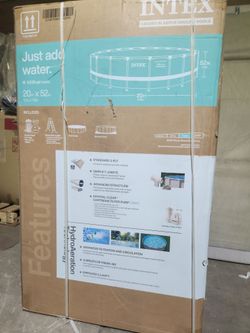 Intex 20ft pool