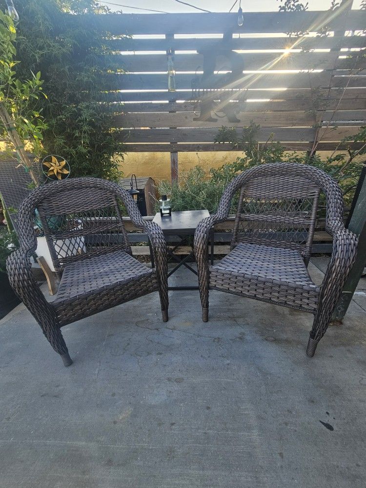Patio Chairs and Table Set