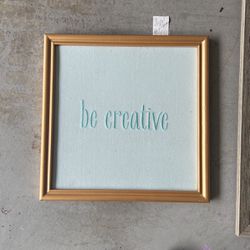 Be Creative Frame 