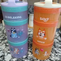bluey snacks cups