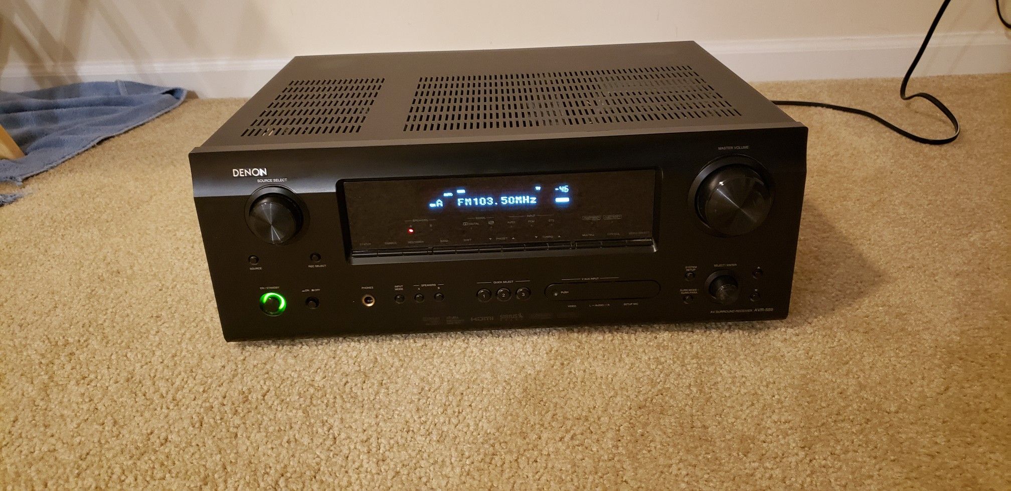 Denon AVR-589 375-Watt 5.1 Channel Home Theater Receiver