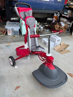 Radio flyer tricycle 5 in one bike/stroller