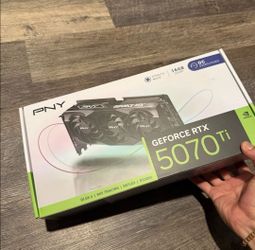 PNY NVIDIA GeForce RTX  5070 Ti OC Triple Fan Graphics Card 16GB GDDR7 256-bit