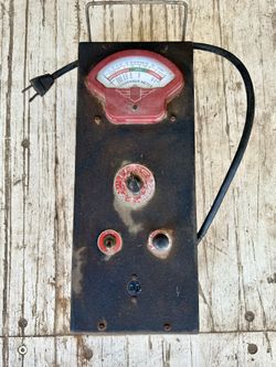 Vintage Allen Electric And Equipment Co. Volt/Amp Tester