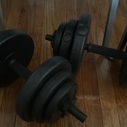 Adjustable Weights!! Max: 40 lbs 