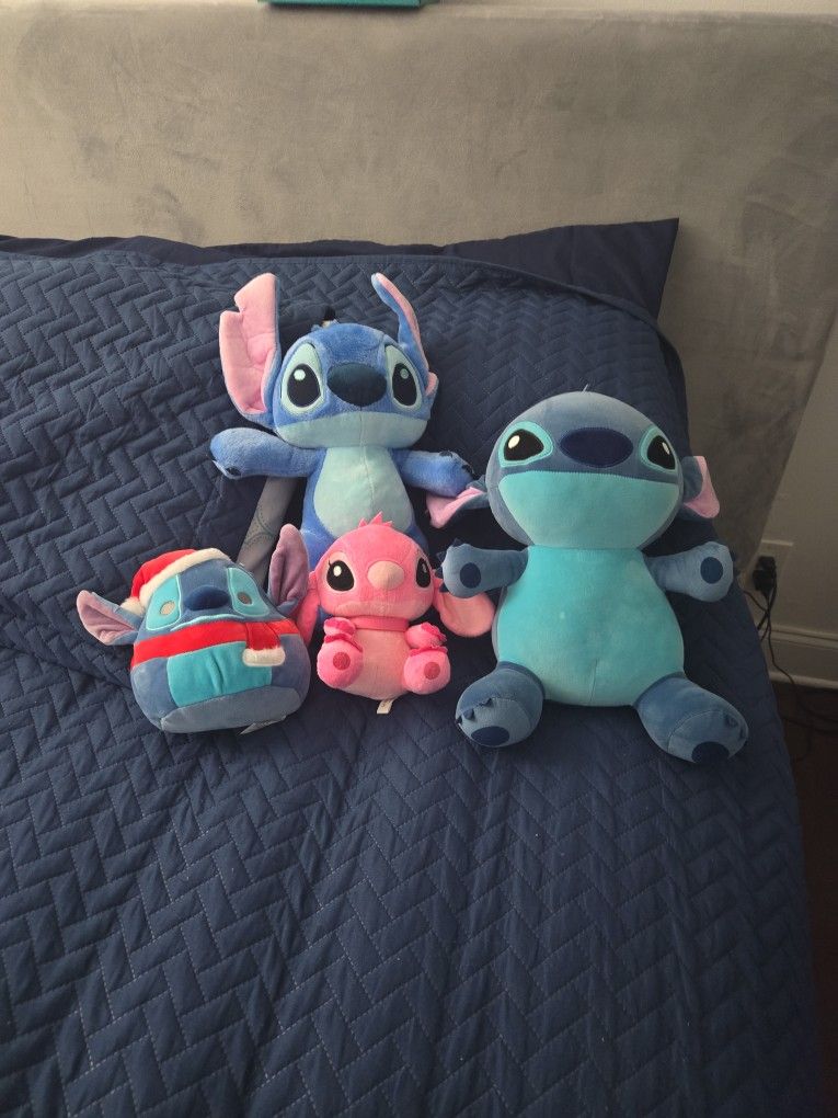 Stich Stuffed Animals - The One On The Right Is Weighted