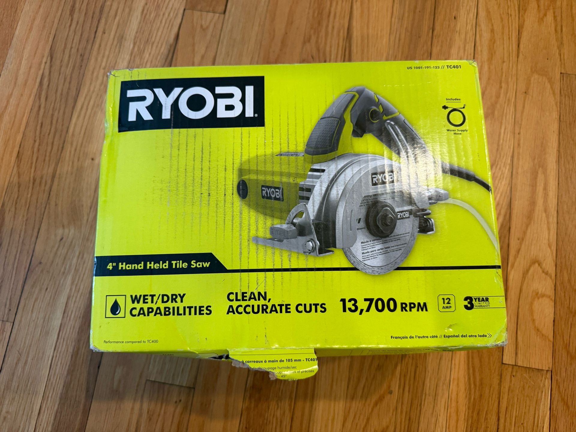 Ryobi 4 Inch Handheld Tile Saw