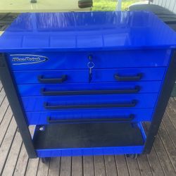 Blue-print  5 Drawer Tool Cart With Side  Trays