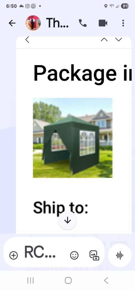 Pop Up Canopy