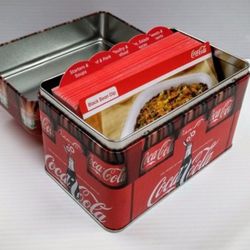 Collectable Coca Cola Recipe Tin