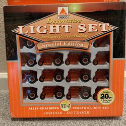 Christmas Light Set- Tractors