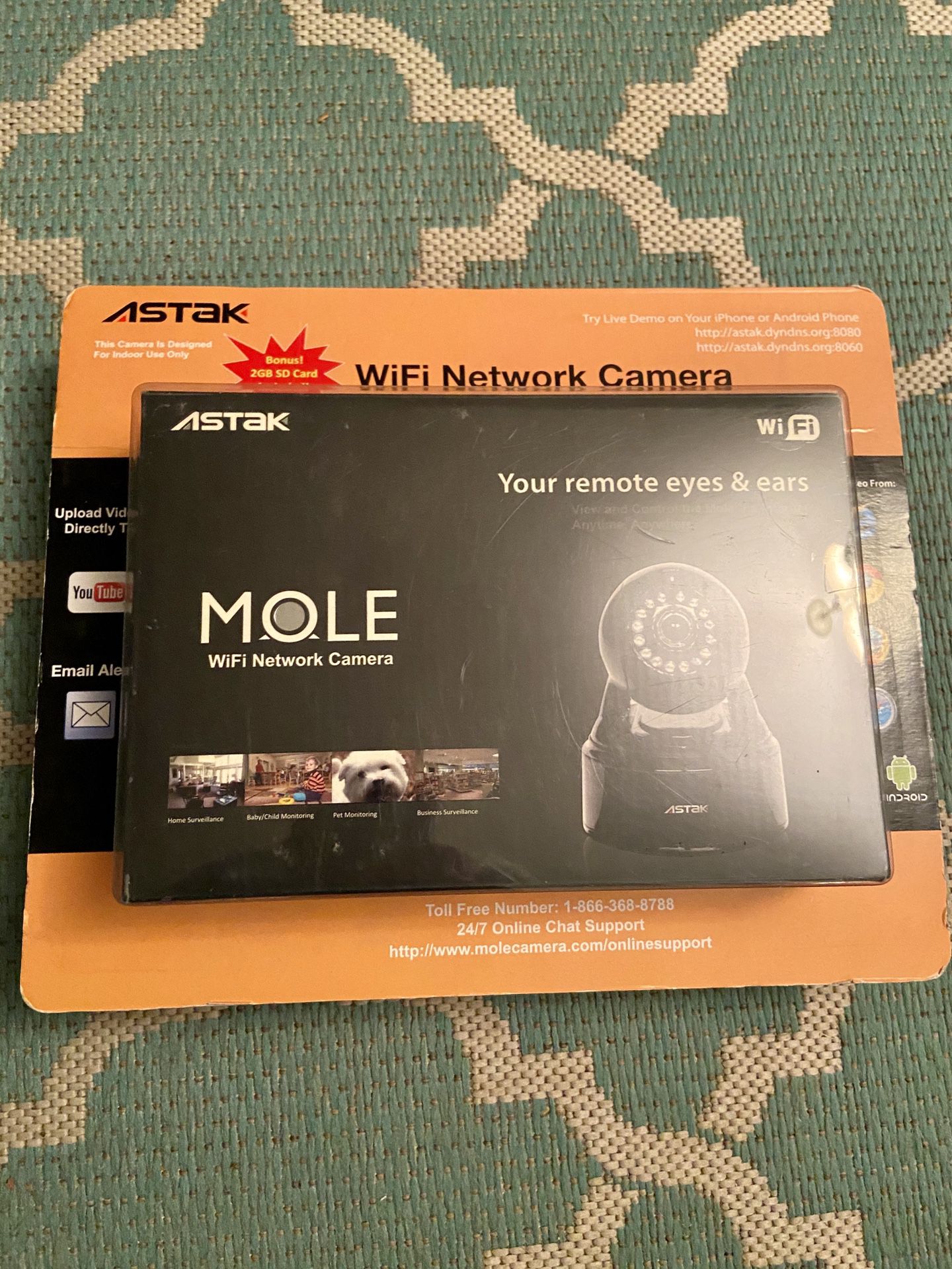 Astak MOLE home security camera