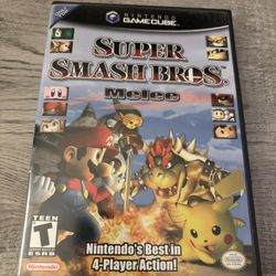 Super Smash Bros Melee With Manual GameCube Great Condition 