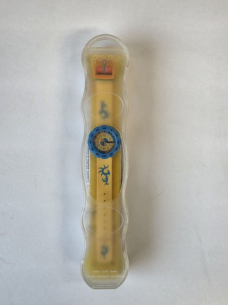 Flik Flak Pres-Cool Boy Kids Watch Swiss Made - New