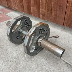 20lbs Olympic 2” dumbbell adjustable