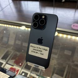iPhone 15 Pro 128gb Unlocked 