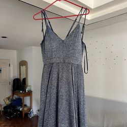 Silver Prom/Formal Dress 