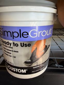 Simple grout (bright white)