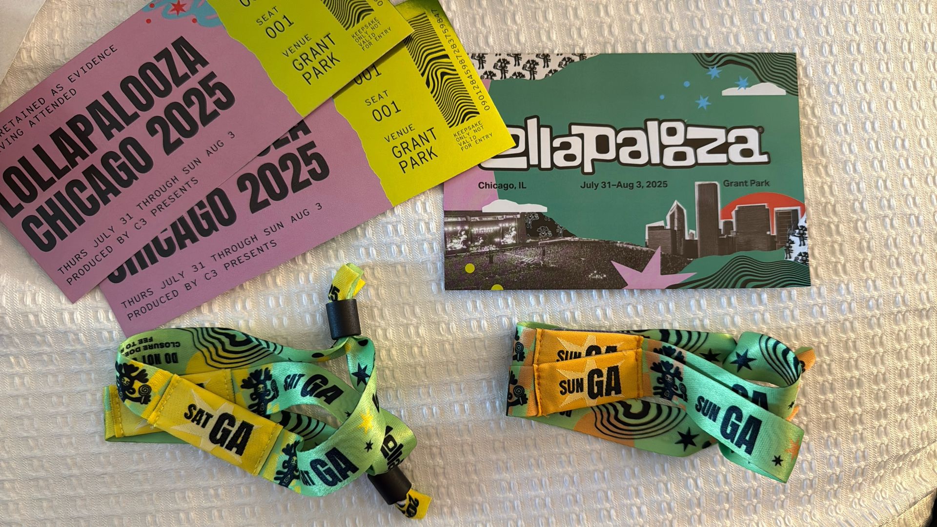 Lollapalooza Tickets - Sat 8/2 & Sun 8/3/25