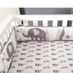 4 Piece  Crib Liners