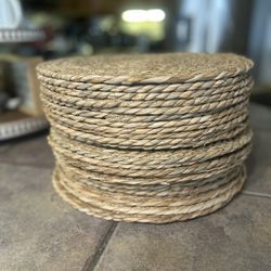 Set Of 28 Woven chargers for events 