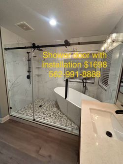 Frameless Shower Glass Door 