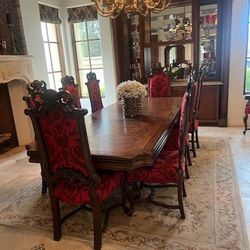 Antique Walnut Dining Chairs 