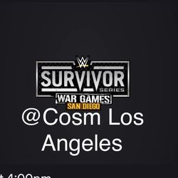 WWE Survivor Series 2025 At Cosm Los Angeles Tomorrow Saturday November 29 