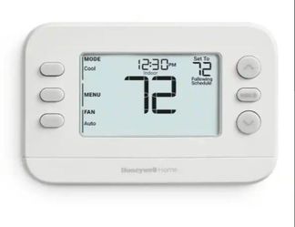 Honeywell Home X2P Programmable Thermostat, Single-Stage, 1-Heat/1-Cool, 5-2 Day Schedule