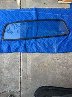 1980 Ford courier rear window glass with seal