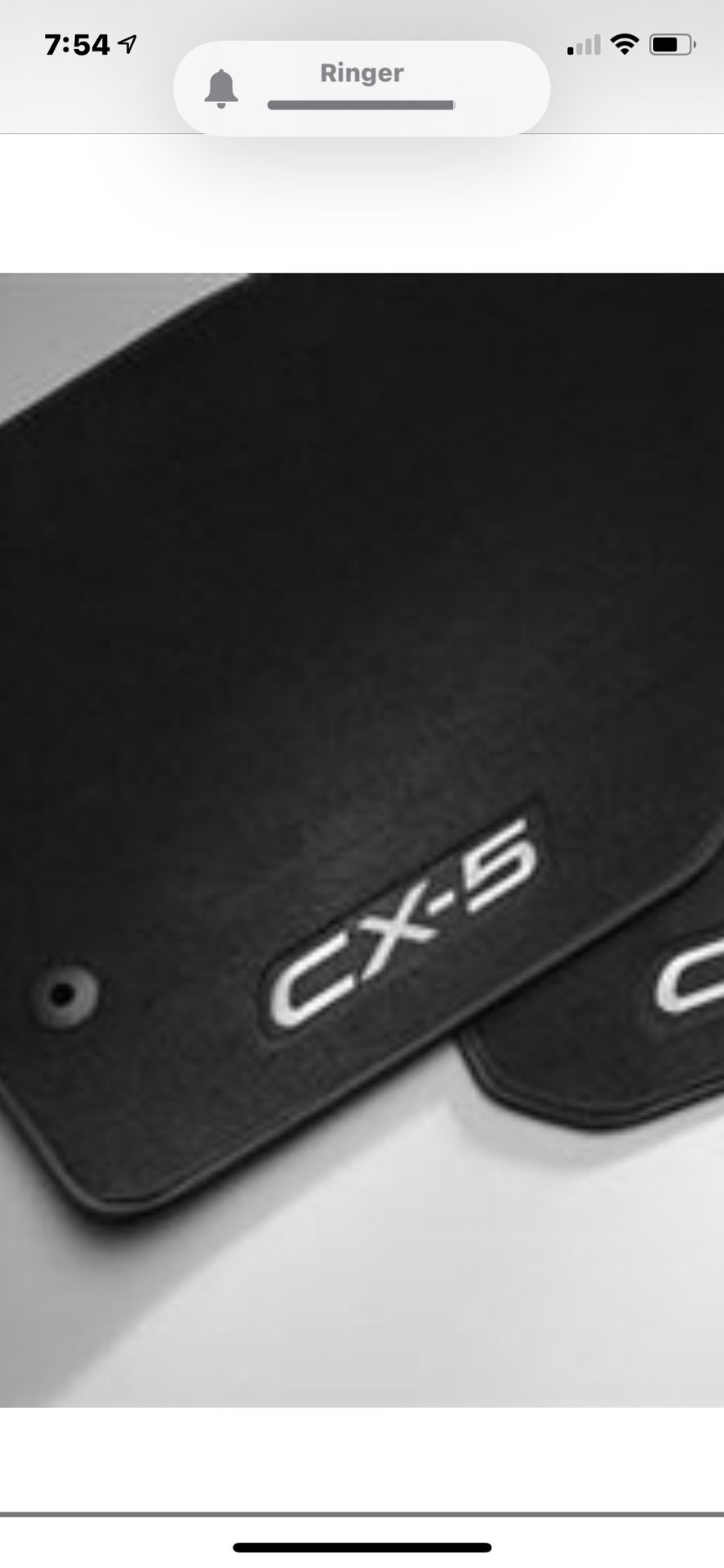 Brand New Genuine Mazda CX-5 Carpet Floor Mats Set Of 4