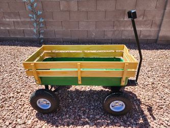 Kids, Garden Wagon, good for garden, dogs, storage,  yard work. weight capacity is great for hauling gardening tools and supplies. Full 32 in. x 14 in