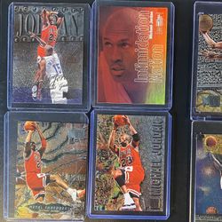 Michael Jordan 4 Card Metal Lot